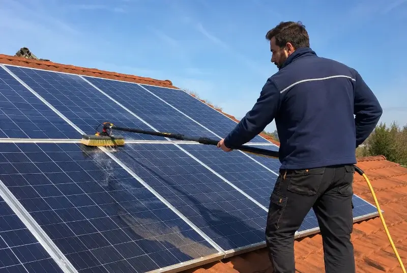 Nettoyage et entretien de panneaux solaires à Valras-Plage
